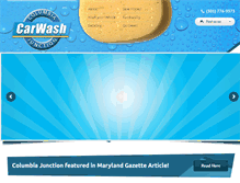 Tablet Screenshot of cjcarwash.com